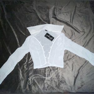 SHEIN long sleeve clubbing top.